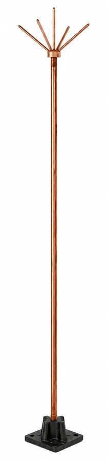 Copper bonded lightning arrester