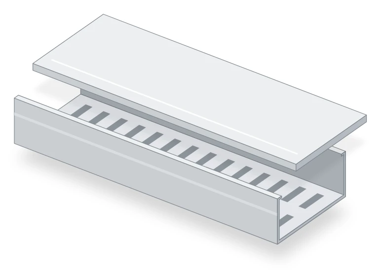 PVC cable tray