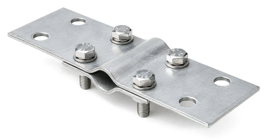 Stainless steel earthing clamp